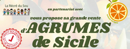 <strong>Vente d'agrumes de la Récré du Sou</Strong>